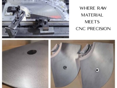 Milled aluminum component